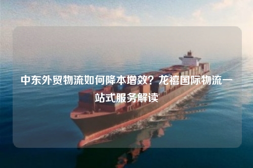 中东外贸物流如何降本增效？龙禧国际物流一站式服务解读