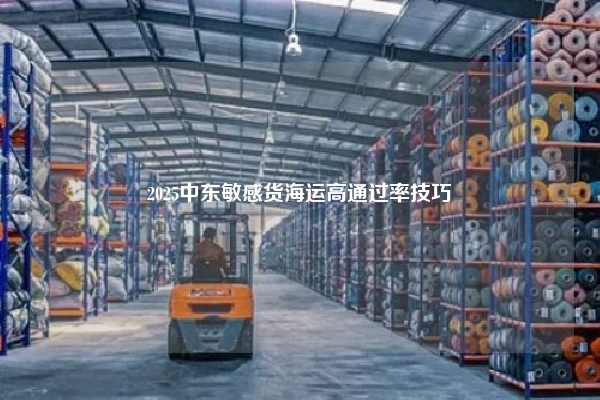 2025中东敏感货海运高通过率技巧