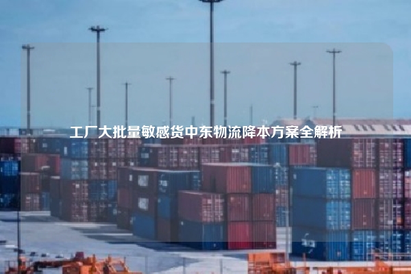 工厂大批量敏感货中东物流降本方案全解析