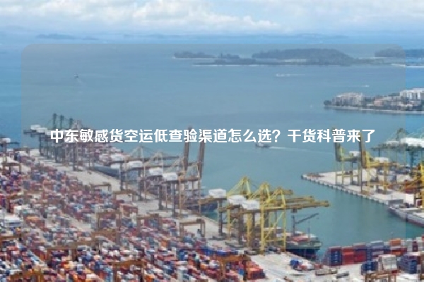 中东敏感货空运低查验渠道怎么选?干货科普来了