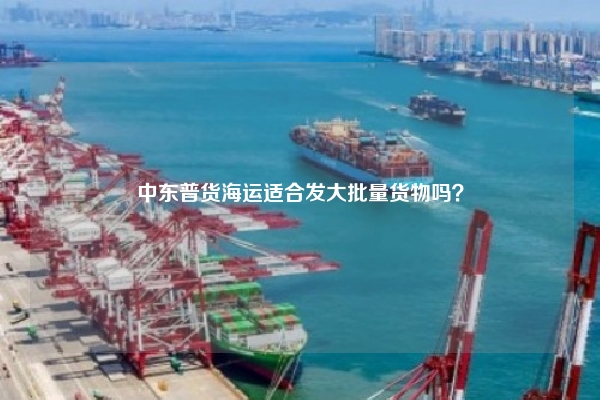 中东普货海运适合发大批量货物吗?