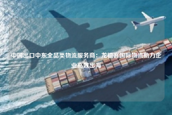 中国出口中东全品类物流服务商：龙禧客国际物流助力企业高效出海