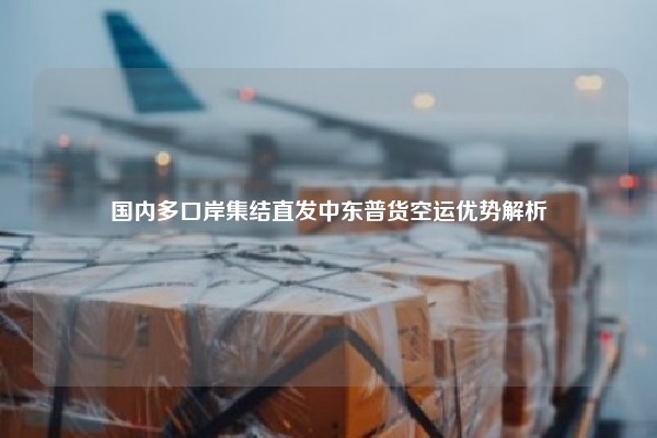 国内多口岸集结直发中东普货空运优势解析