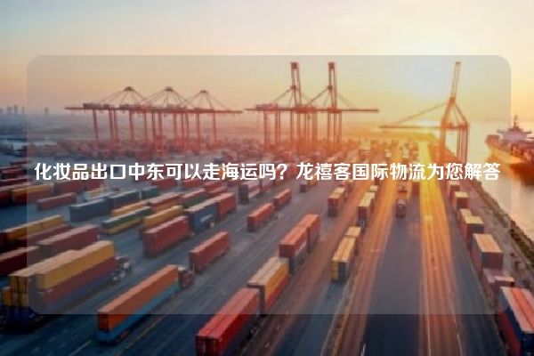 化妆品出口中东可以走海运吗？龙禧客国际物流为您解答