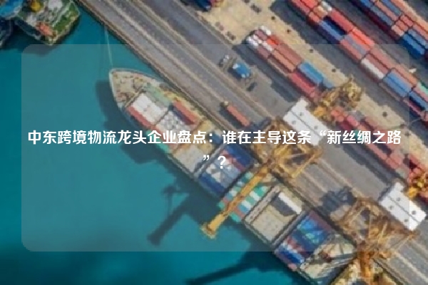 中东跨境物流龙头企业盘点：谁在主导这条“新丝绸之路”？