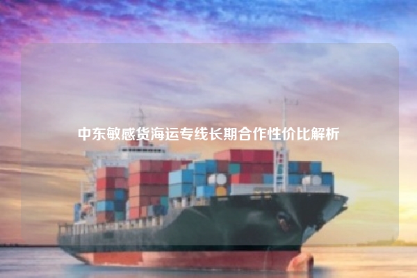 中东敏感货海运专线长期合作性价比解析