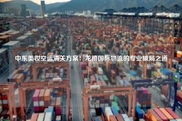 中东美妆空运清关方案：龙禧国际物流的专业破局之道