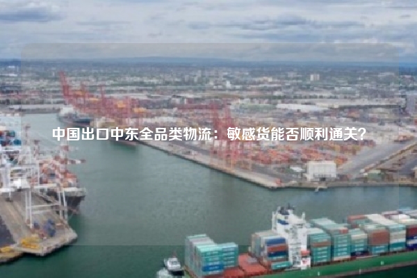 中国出口中东全品类物流：敏感货能否顺利通关？