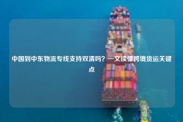 中国到中东物流专线支持双清吗？一文读懂跨境货运关键点