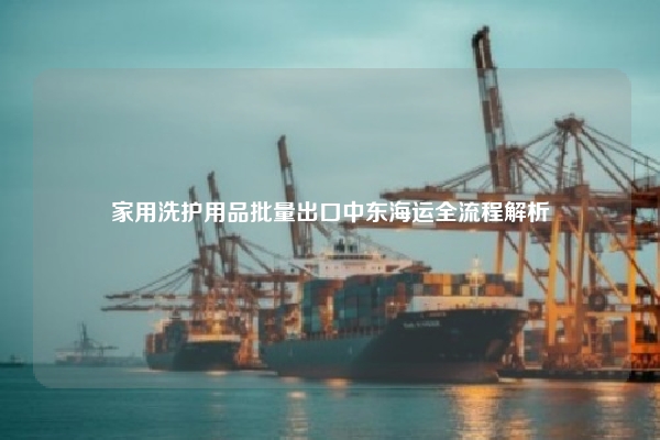 家用洗护用品批量出口中东海运全流程解析